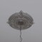 Ekena Millwork Attica PVC Medallion (Canopies up to 5 5/8"), 16"OD x 3 1/2"ID x 1"P, Metallic Silver Metallic CMP16ATCSV - alternate 9